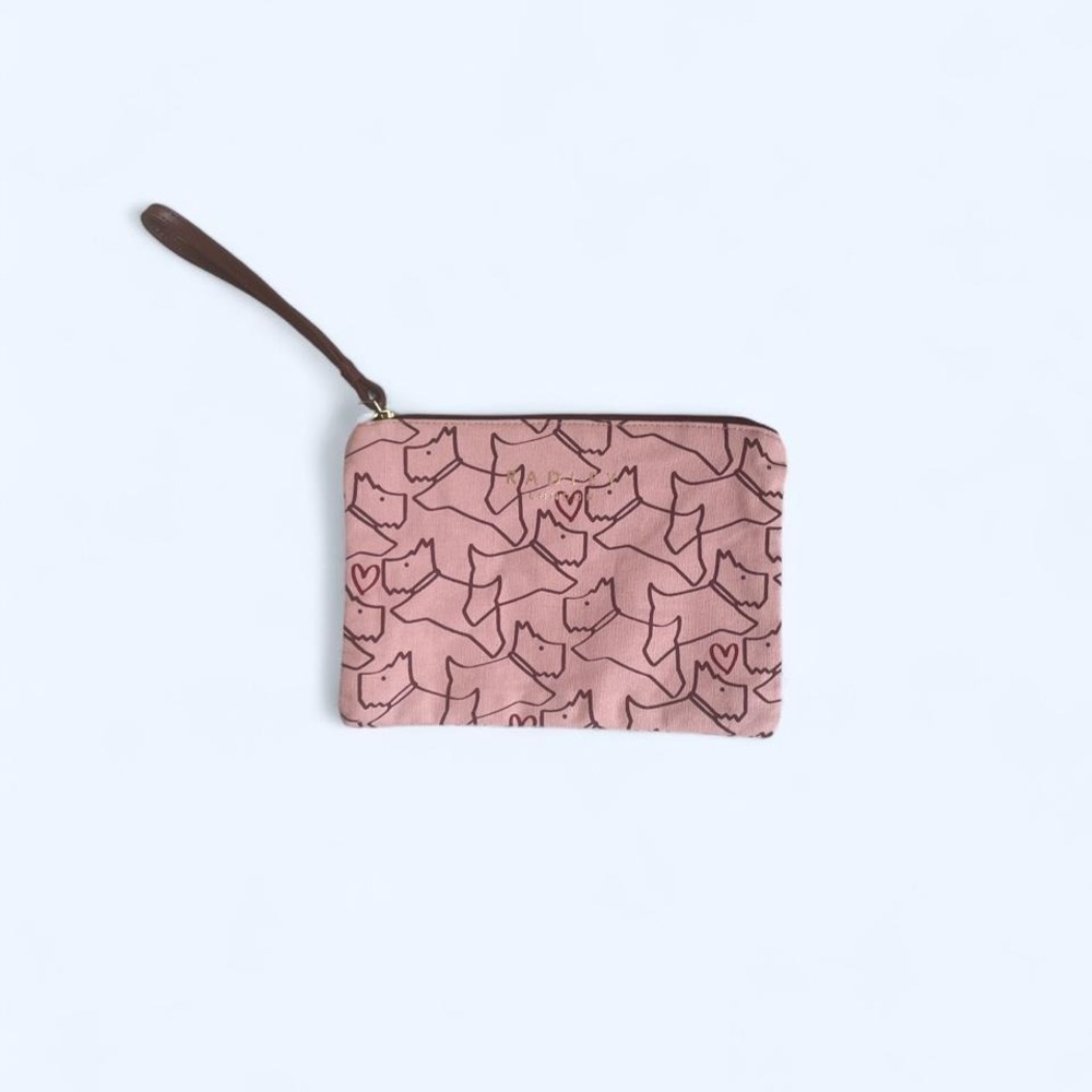 Radley London canvas makeup bag